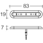 "Narva 12V 83mm High Powered LED Strip Lamp - Brighten Up Your Home!"