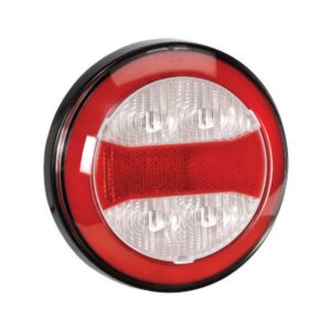Narva 94319 9-33V L.E.D Rear Stop & Reverse Lamp with Red Tail Ring