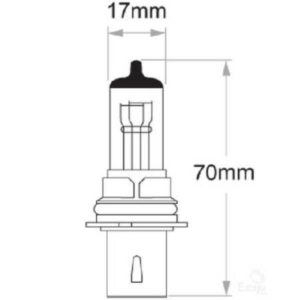 Oex Hb1 Globe 12V 65/45W Standard - 1 Piece