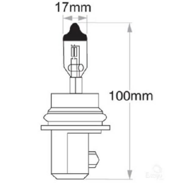 Oex Hb5 Globe 12V 65/55W Standard - 1 Piece