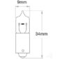 Oex Bayonet Globe 12V 6W Standard