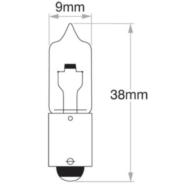 Oex Bayonet Globe 24V 21W Standard