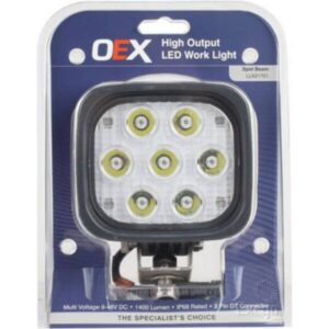 Oex Led Work Light Square 9 To 32V Spot Beam