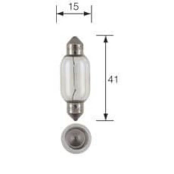 "Narva 24V 21W Festoon Globe Light Bulb - 1 Piece Standard"
