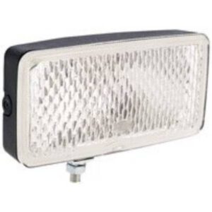 Hella 12V Halogen Work Light Rectangular Flood Beam - Bright & Powerful Lighting