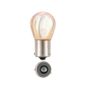 Narva 12V 21W Amber Bau15S Phantom Invisible Amber Indicator Globe (2) - Bright & Visible!