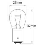 "Narva 12V 21/4W Standard Bayonet Globe - 1 Piece"