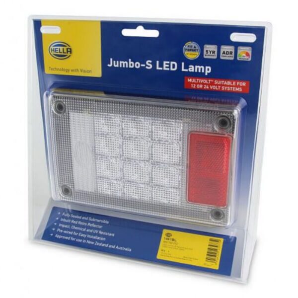 Hella Jumbo-S LED Reversing Lamp: Bright, Durable & Reliable Reversing Light