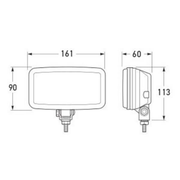 "Hella Comet 450 Spread Beam Driving Lamp: Brighten Your Drive with Maximum Visibility"