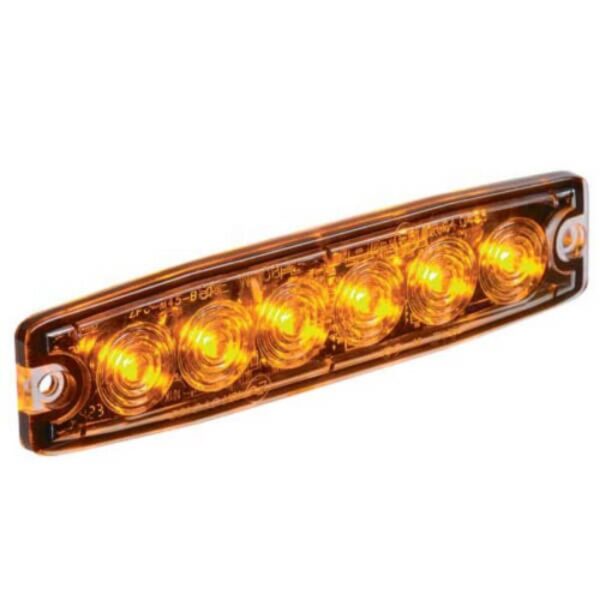 "Amber LED Strobe Light 12/24V Permanent Mount - Narva"