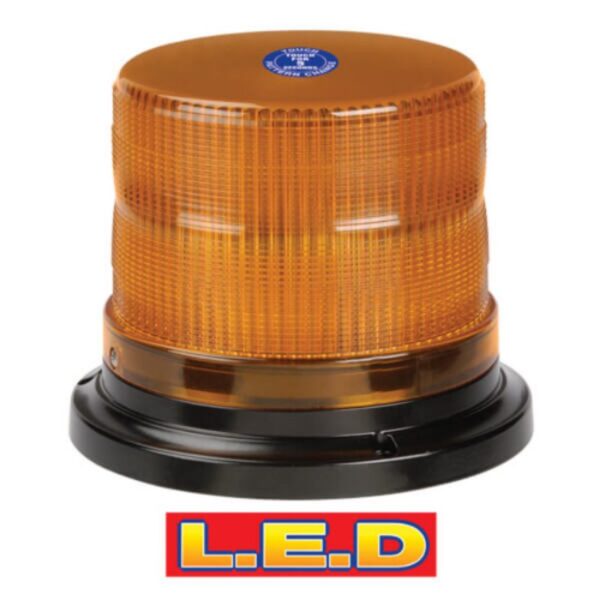 "Amber 12/24V Permanent Mount LED Beacon Light by Narva: Illuminate Your Space"