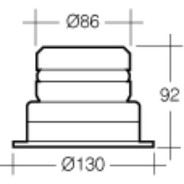 "Narva Strobe Amber 12-80V Permanent Mount: Brighten Your Vehicle with Long-Lasting Illumination"