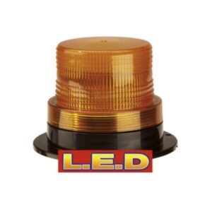 "Amber 12-80V Permanent Mount Narva LED Beacon: Illuminate Your Vehicle with Maximum Visibility"