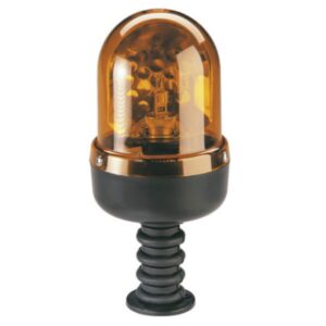 "Amber 12V/24V Halogen Beacon Light by Narva - Permanent Mount"