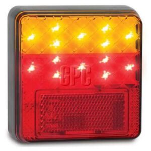 Led Autolamps 100Arm Stop/Tail/Indicator & Reflector Combination Lamp (Single Blister)