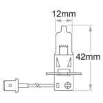 "Brighten Up Your Space with 24V 70W Narva Halogen H3 Globe Pk22S"