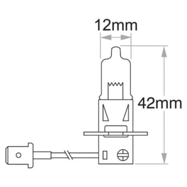 "Brighten Up Your Space with 24V 70W Narva Halogen H3 Globe Pk22S"