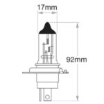 "Brighten Your Drive with Heavy Duty Narva H4 12V 60/55W Globe"