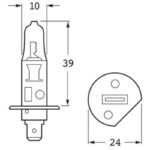 "Hella H1 Halogen Bulb 12V 55W - Bright, Long-Lasting Lighting for Your Vehicle"