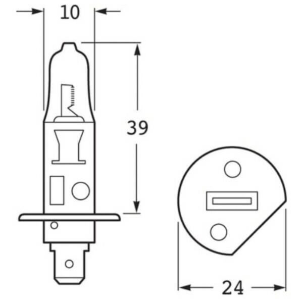 "Hella H1 Halogen Bulb 12V 55W - Bright, Long-Lasting Lighting for Your Vehicle"