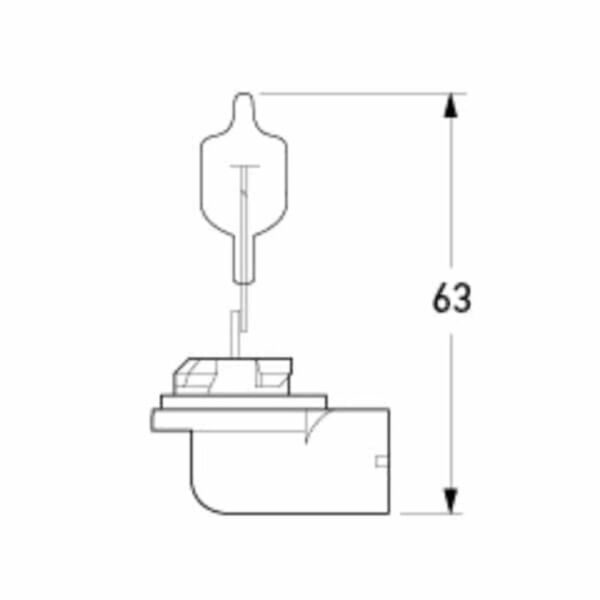 "Hella 886 Globe 12V 50W Standard - 1 Piece | High Quality Lighting Solution"