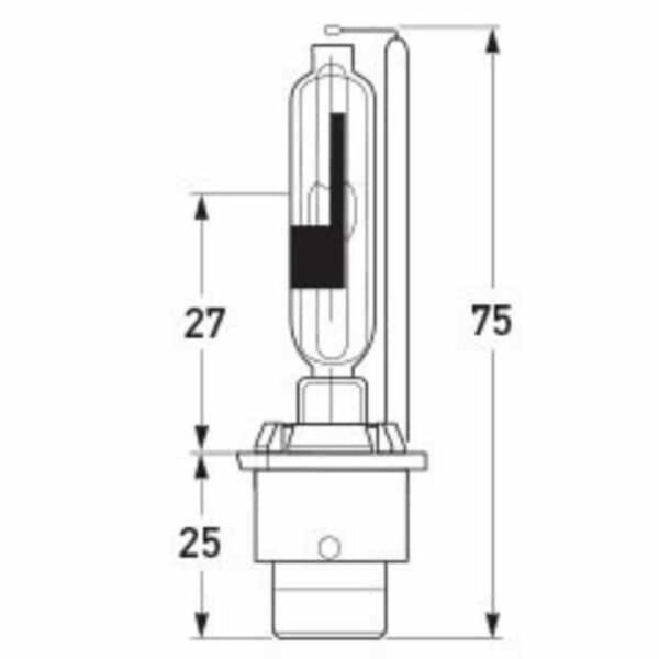 "Hella D2R HID Xenon Gas Discharge Bulb - Brighten Your Vehicle with Quality Lighting"