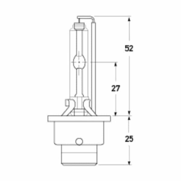 "Hella D4S HID Xenon Gas Discharge Bulb - Brighten Your Vehicle's Lights!"