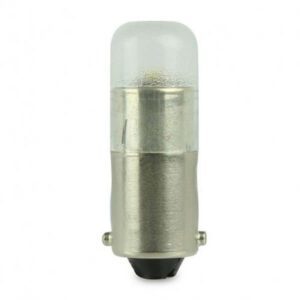 "Hella 12V Ba9S LED Bayonet Bulbs - 6000K Bright White Light"