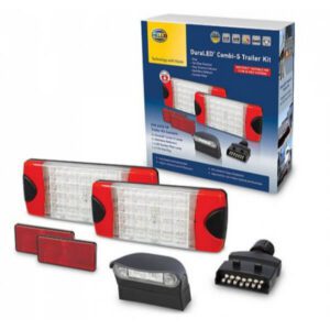"Hella Duraled Combi-S Trailer Lighting Conversion Kit: Upgrade Your Trailer Lights Now!"