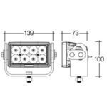 "Narva 9-32V Heavy-Duty LED Work Lamp Flood Beam - 3600 Lumens | Bright, Durable Lighting"