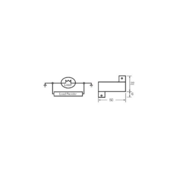 "Narva 90034Bl 12V 21W LED Load Resistor - Improve Vehicle Lighting Performance"