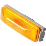 "Narva Indicator Lamp - Side Sealed Amber with Self Ground Grey Base - Illuminate Your Vehicle!"