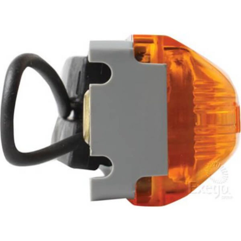 "Narva Indicator Lamp - Side Sealed Amber with Self Ground Grey Base - Illuminate Your Vehicle!"