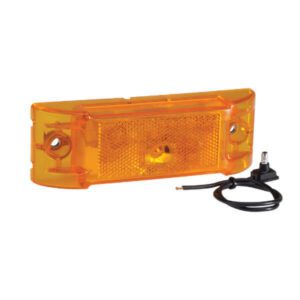"Sealed Amber Forward Marker Lamp with Inbuilt Reflector - Enhance Visibility & Safety"