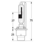 "Hella HID Globe 12V/24V 35W Xenon Gas Discharge - 1 Piece"