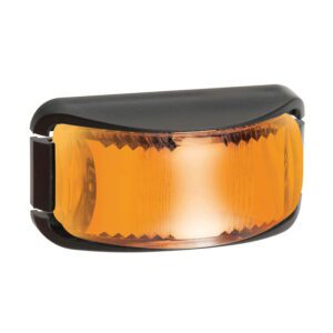 Amber LED Side Direction Indicator Lamp - Narva 91642Bl 9-33V, Black Base, 0.5M Cable | Bright & Durable Lighting Solution
