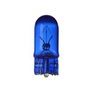 "Narva Premium 12V 5W Amber T-10mm W2.1 X 9.5D Ultra Blue Wedge Globe - Brighten Your Vehicle!"