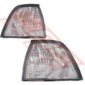 Bmw 3 Series E36 4 Door 1991 - Corner Lamp - Set - Left & Right - Black Chrome