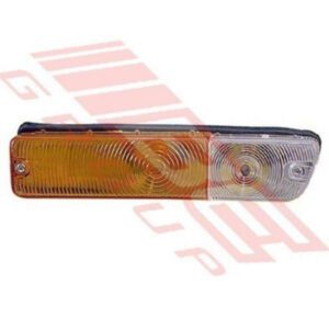 Nissan B110 1200 Ute 1970 - 83 Bumper Lamp - Lefthand - Amber/Clear