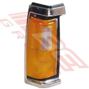 Nissan Navara D21 1986 - 89 Corner Lamp - Lefthand - Chrome+Black Trim