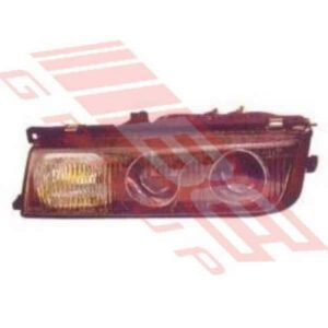 Nissan Cefiro A31 1991 - 93 Headlamp - Lefthand - W/Spot Lamp