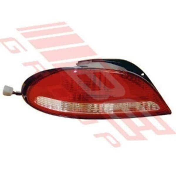 "1996-98 Ford Falcon Sedan Ef/El Fairmont Red/Clear Lefthand Rear Lamp"