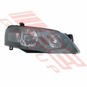 "Ford Falcon BF2 2007 Right Headlamp - Black - Not XR6/XR8"