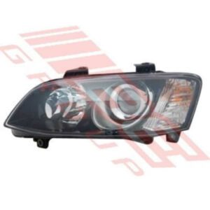 "2011 Holden Commodore Ve Series 2 SSV Headlamp - Left Hand - Black - Projector"