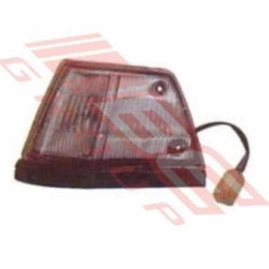 Honda Civic Sdn 1986 - 87 Corner Lamp - Lefthand - Clear With Black Trim