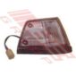 Honda Civic Sdn 1986 - 87 Corner Lamp - Righthand - Clear With Black Trim