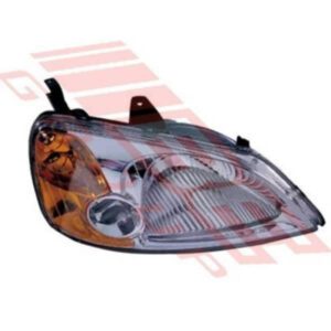 Honda Civic Es 4 Door Sedan 2000 - Headlamp - Righthand - Manual