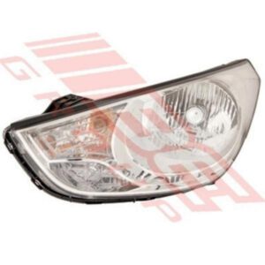 Hyundai Tucson 2010 - Headlamp - Lefthand - Electric/Manual - Chrome