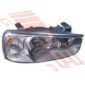 Hyundai Elantra 2002 - Headlamp - Righthand - Black - Manual