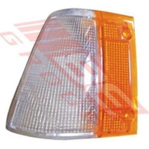 Mazda 323 Sdn - H/B 1983 - 85 Corner Lamp - Lens - Lefthand - 3/4Clear 1/4